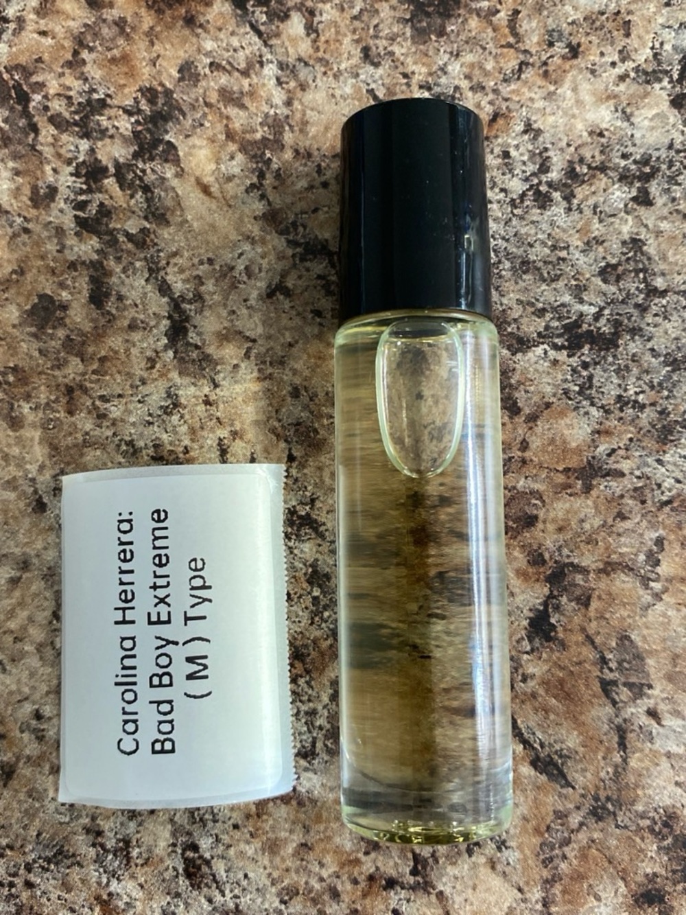 Carolina Herrera Clear Fragrance Oil with Black Cap